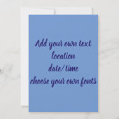 Purple Moon Goddess Wiccan Triple Moon Symbol 招待状 (裏面)