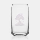 Purple Moon Tree Glass Can ガラス缶 (正面)
