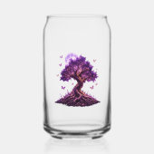 Purple Moon Tree Glass Can ガラス缶 (裏面)