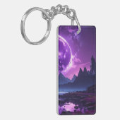 Purple Moon Vista Keychain キーホルダー (正面左)