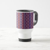 Purple Mosiac Travel Mug トラベルマグ (正面右)