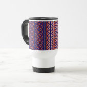 Purple Mosiac Travel Mug トラベルマグ (正面左)