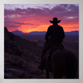 Purple Mountain Majesty Poster - Epic Western  ポスター