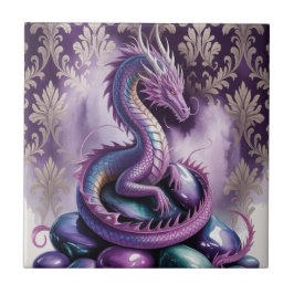 Purple Mystic Dragon Gothic タイル