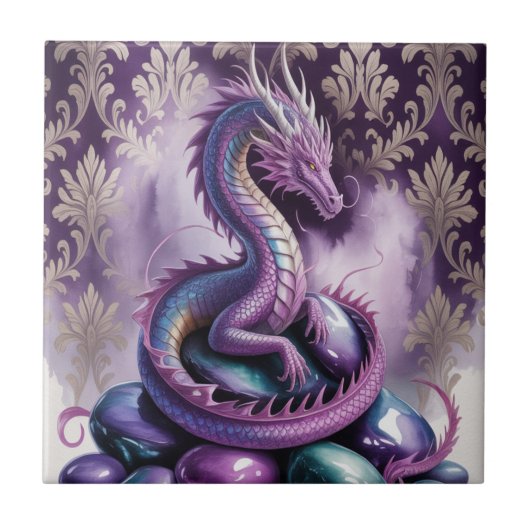 Purple Mystic Dragon Gothic タイル (正面)