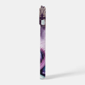 Purple Mystic Dragon Gothic iPhone 15ケース (左側面)