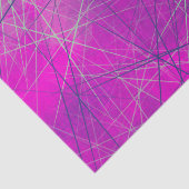 Purple n Pinkネットワークライン抽象芸術 薄葉紙 (詳細)