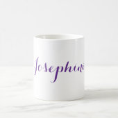 Purple Name Josephine Morphing Mug モーフィングマグカップ (中央)