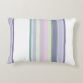 Purple, Neptune, sea green, and Lavender stripes アクセントクッション (裏面)