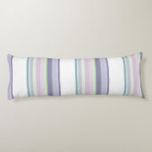 Purple, Neptune, sea green, and Lavender stripes ボディピロー (裏面)