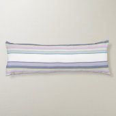 Purple, Neptune, sea green, and Lavender stripes ボディピロー (裏面)