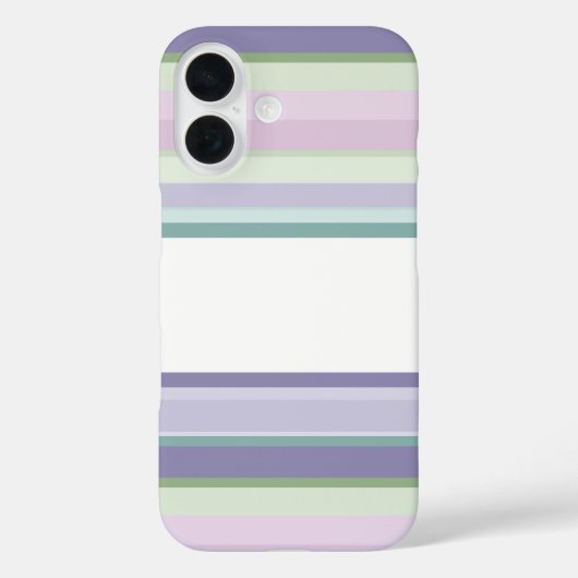 Purple, Neptune, sea green, and Lavender stripes Case-Mate iPhoneケース (裏面)