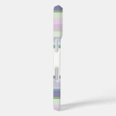 Purple, Neptune, sea green, and Lavender stripes Case-Mate iPhoneケース (裏面 / 右)