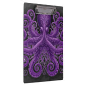 Purple Octopus Victorian Steampunk Kraken  クリップボード (右)