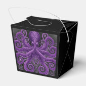 Purple Octopus Victorian Steampunk Kraken  フェイバーボックス (裏面サイド)