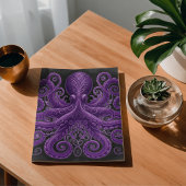 Purple Octopus Victorian Steampunk Kraken  薄葉紙