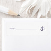 Purple Om Symbol-propertyラベル ラベル (インサイチュ)