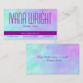 Purple on Blues 著者名刺 名刺 (正面/裏面)