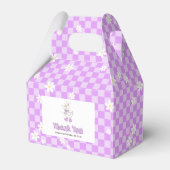 Purple One Silly Goose - Girl First Birthday フェイバーボックス (正面サイド)