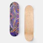 Purple, orange, black Vibe Skateboard スケートボード (正面)