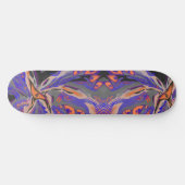 Purple, orange, black Vibe Skateboard スケートボード (横)