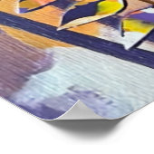 Purple Orange Chameleon Posterに掲載されたテキスト ポスター (角)