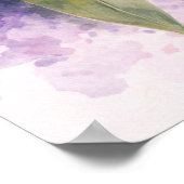 Purple Orchid Botanical  ポスター (角)