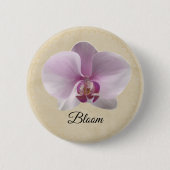 Purple Orchid Button 缶バッジ (正面)