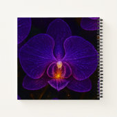 Purple Orchid Fairies Hardcover Art Journal ノートブック (裏面)