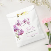 Purple Orchid Flower Blossom Birthday フェイバーバッグ (封をした状態)