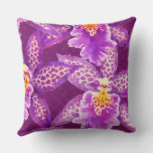 Purple orchid pattern クッション (裏面)