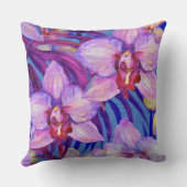 Purple orchid pattern クッション (裏面)