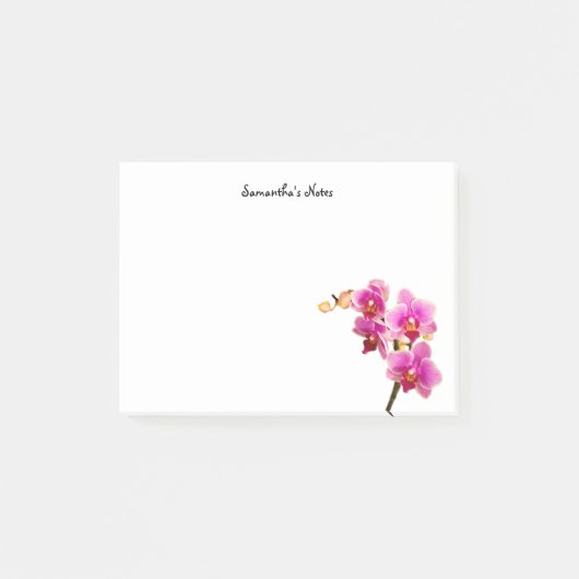 Purple Orchid Post-it Notes ポストイット (正面)