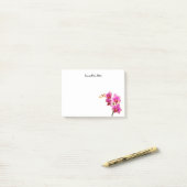 Purple Orchid Post-it Notes ポストイット (デスク上)