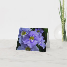 Purple Orchids サンキューカード