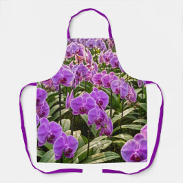 Purple Orchids Apron エプロン