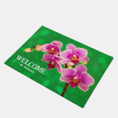 Purple Orchids Door Mat ドアマット (アングル)