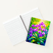 Purple Orchids Notebook ノートブック (内部)