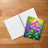 Purple Orchids Notebook ノートブック
