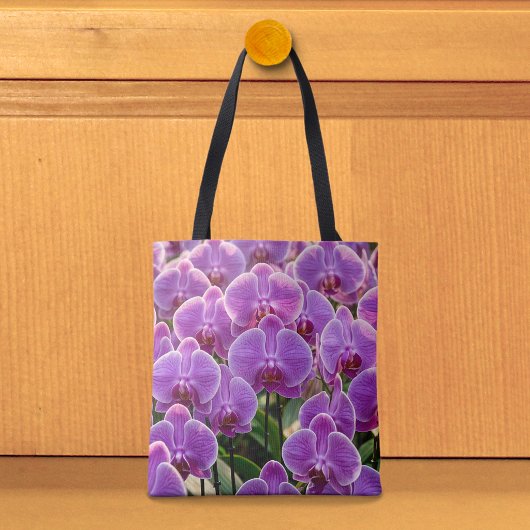Purple Orchids Tote Bag トートバッグ