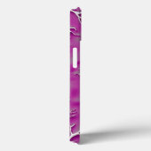 Purple Organic iPhone Case with Artistic Texture Case-Mate iPhoneケース (裏面 / 右)