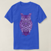 Purple Owl Fun Bird Graphic For Owl Lovers Tシャツ (デザイン正面)