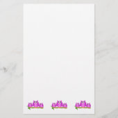 Purple Owls Design 便箋 (正面)