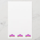 Purple Owls Design 便箋 (裏面)