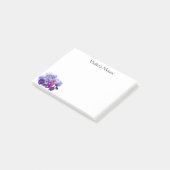 Purple Pansy Post-it®ノート4 x 3 ポストイット (アングル)
