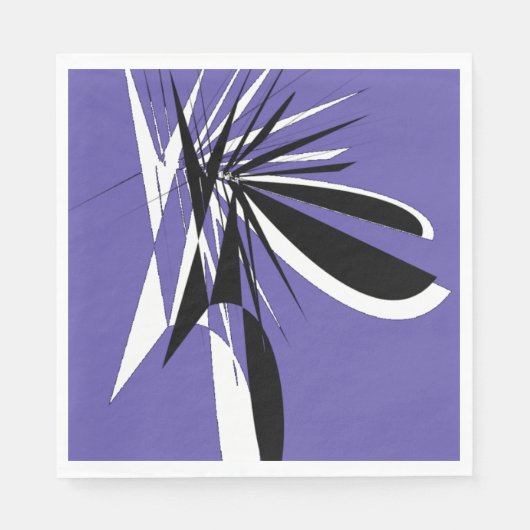 purple paper napkins  / serviette en papier スタンダードランチョンナプキン (正面)