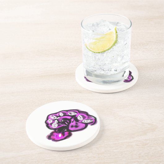 Purple peacock コースター (側面)