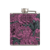 Purple peony flowers フラスク (裏面)