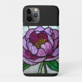 Purple Peony Stained  iPhone 11 Proケース