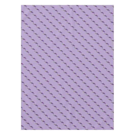 Purple Peppers テーブルクロス (正面)